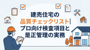 建売住宅の品質チェックリスト｜プロ向け検査項目と是正管理の実務